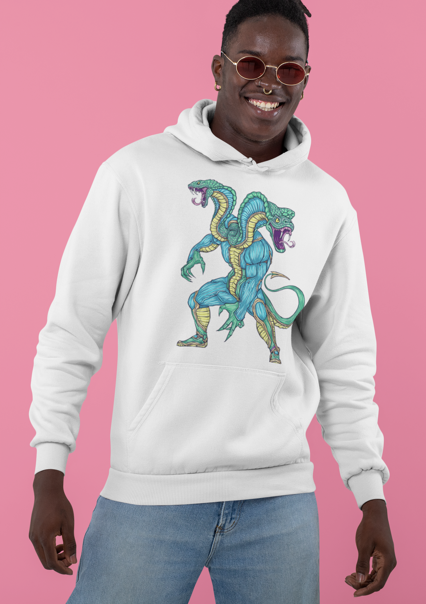 NEOSIS CLOTHING CUSTOM SNAKE HOODIE