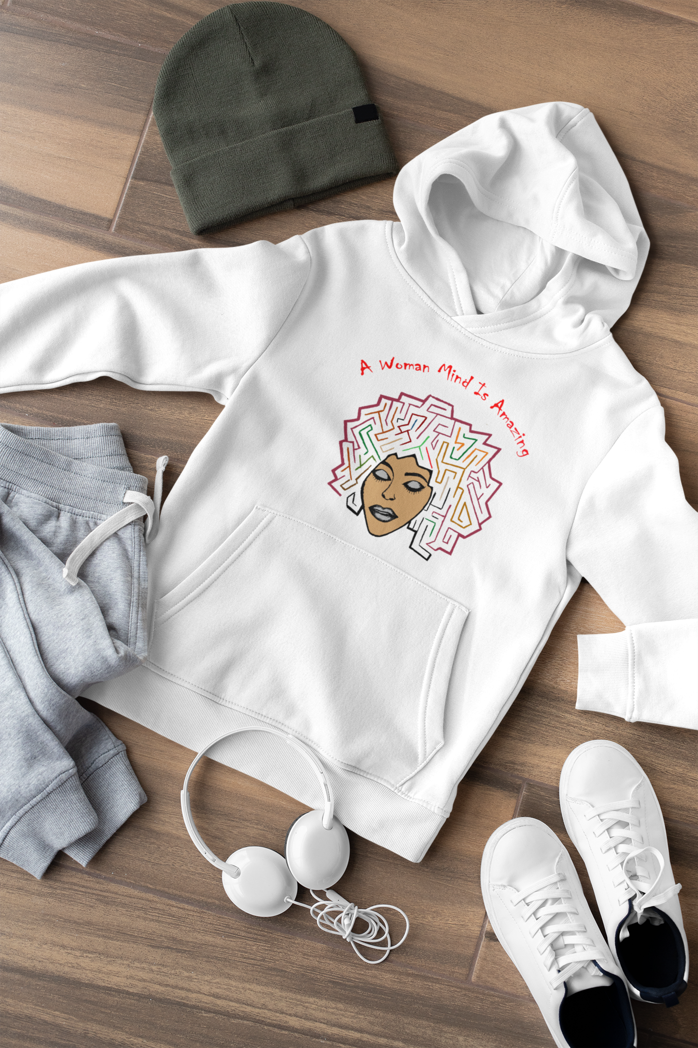 NEOSIS CUSTOM HOODIE WOMAN MIND IS  AMAZING