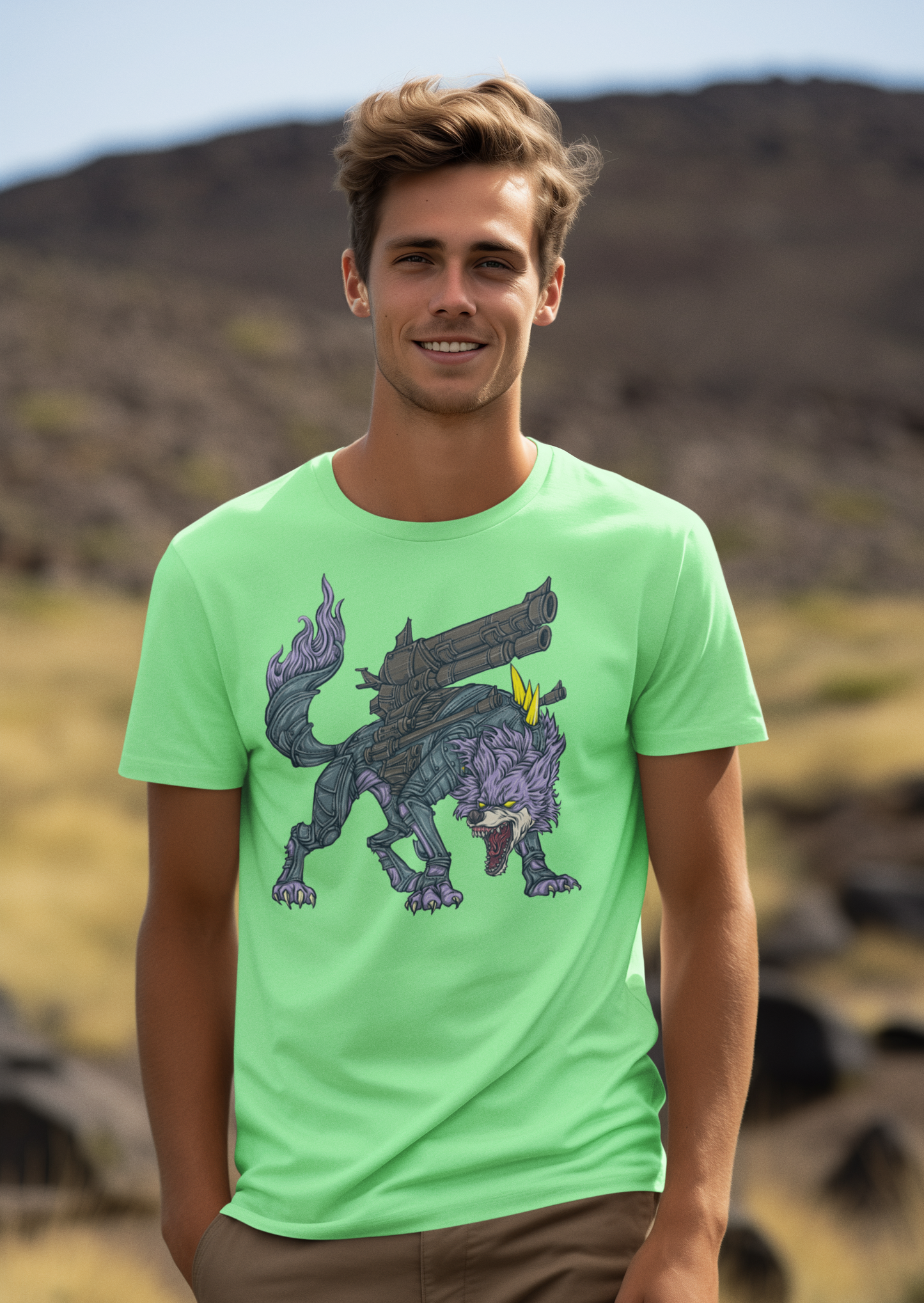 NEOSIS CLOTHING CUSTOM WOLF T-SHIRT